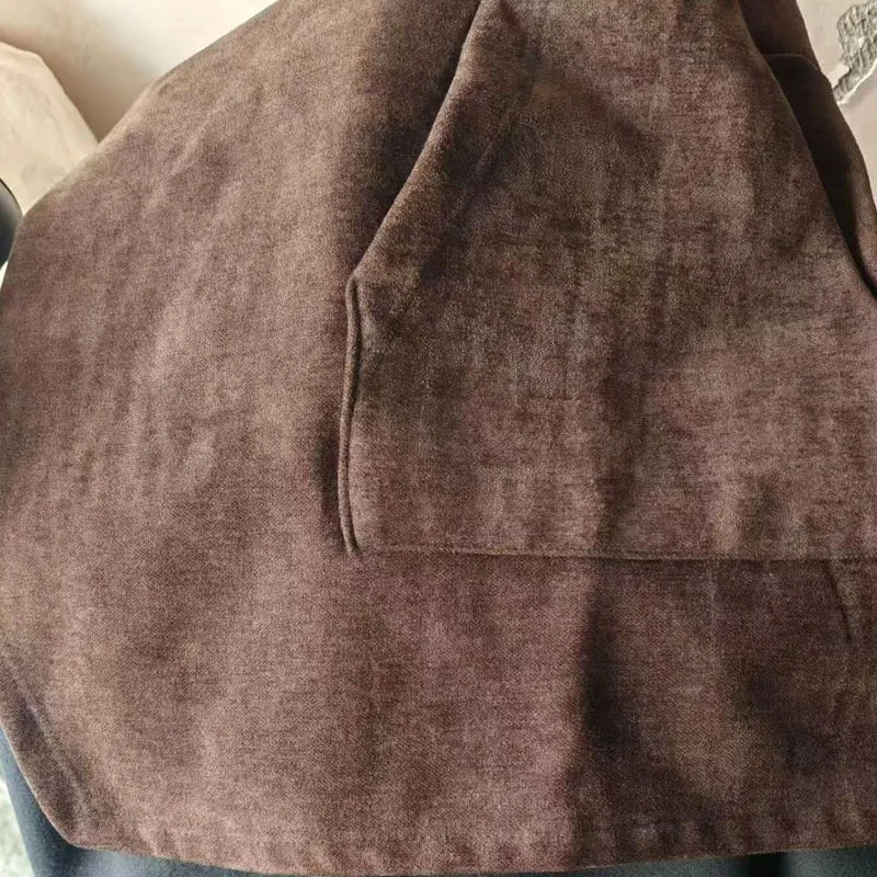 Vintage Punk Techwear Hooded Poncho Cape