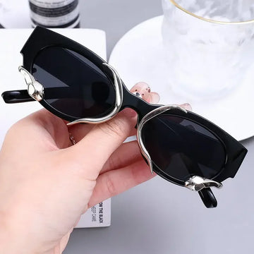 Vintage Snake Oval Fashion Sunglasses