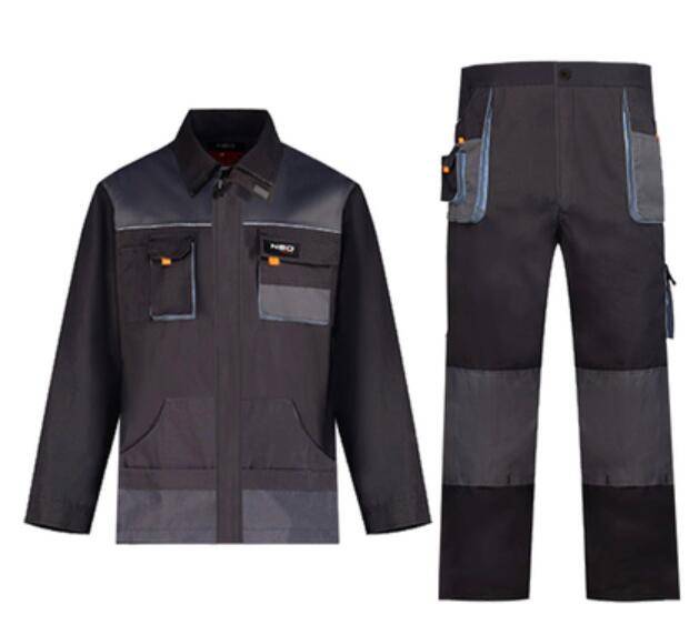 Welding Suits Working Bib Overalls Protective Auto Repair Strap Jumpsuits Durable Tooling Uniform Mechanic Multi-Pocket Coverall color: two pcs set size: XL 