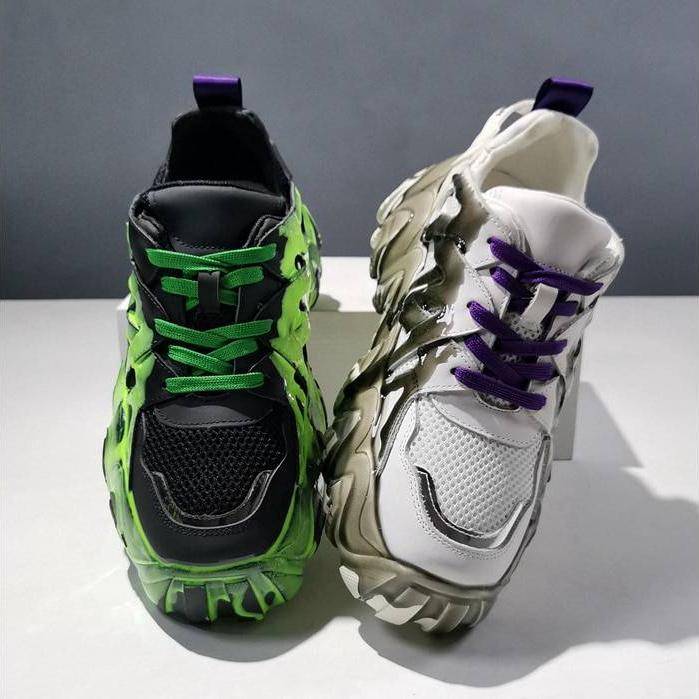 Women&#8217;s Cyber Punk Platform Sneakers 