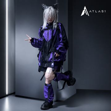 Women's Purple Techwear Jacket