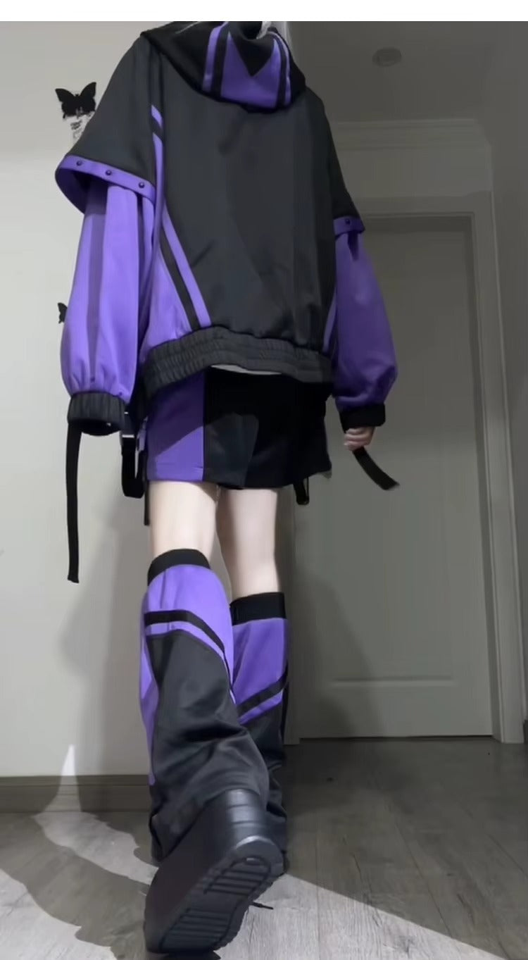 Women's Purple Techwear Jacket