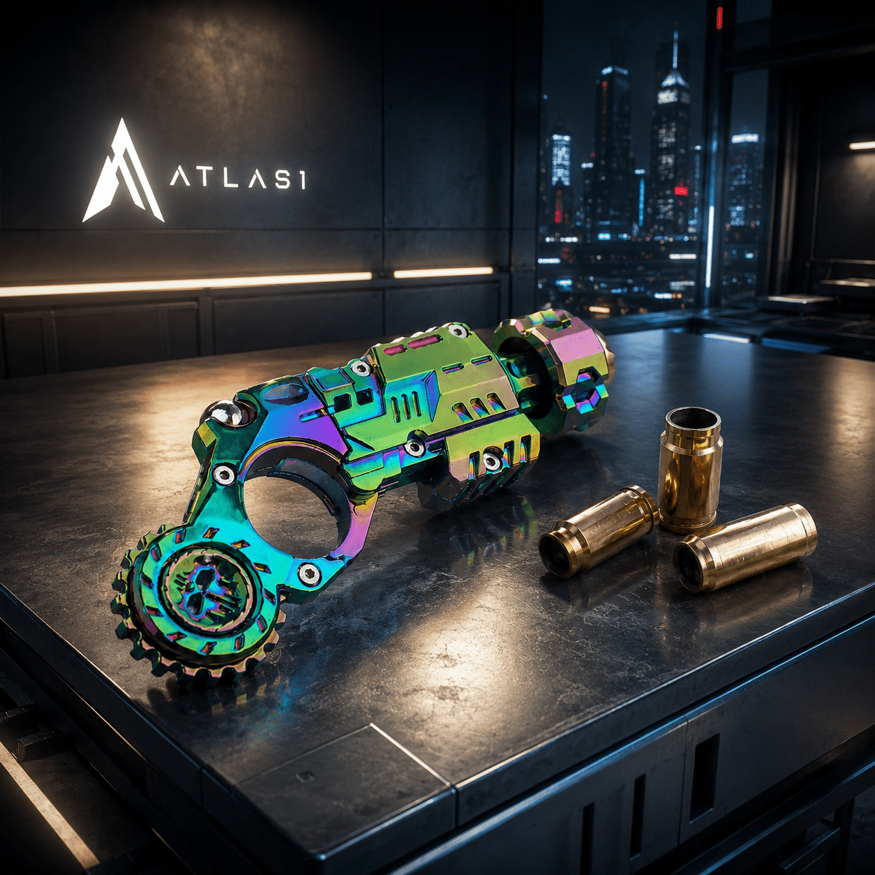 Alloy Shell-Ejecting EDC Stress Relief Fidget Toy - ATLAS 1