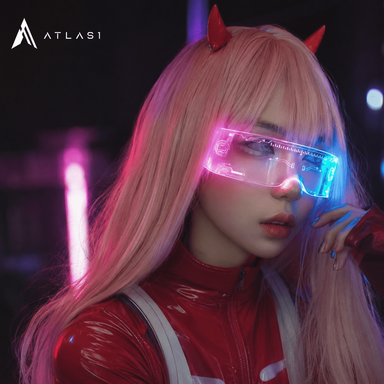 Astra™ — Cyberpunk Transparent LED Glasses - ATLAS 1