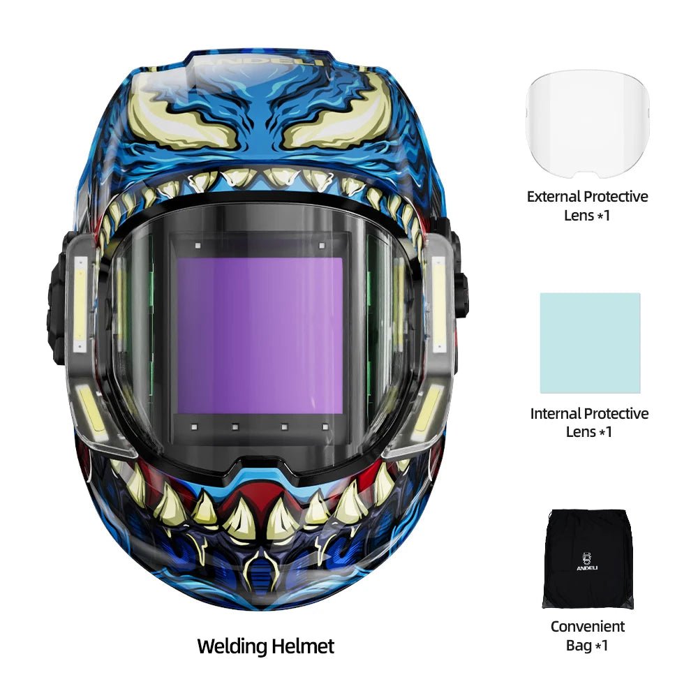 Auto Darkening Welding Helmet with Sensors - ATLAS 1 - Techwear Store