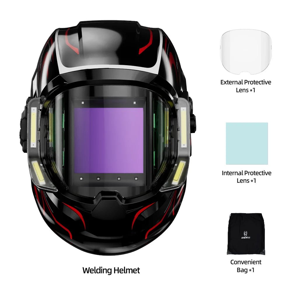 Auto Darkening Welding Helmet with Sensors - ATLAS 1 - Techwear Store