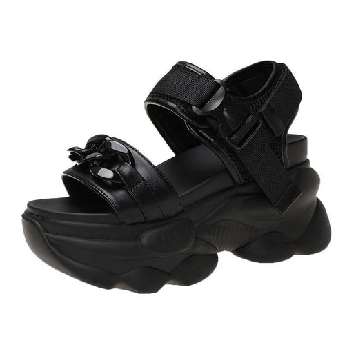B00STS© Women's Chunky Platform Casual Techwear Sandals - ATLAS 1