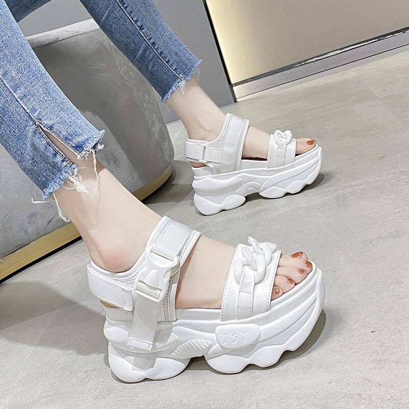 B00STS© Women's Chunky Platform Casual Techwear Sandals - ATLAS 1
