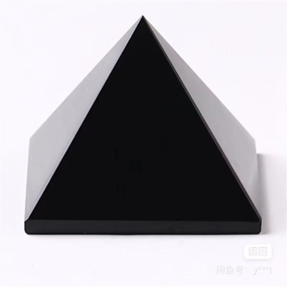 Black Obsidian Triangle Energy Stone - ATLAS 1