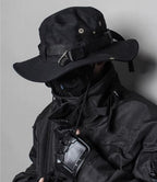 Black Techwear Boonie Hat - ATLAS 1