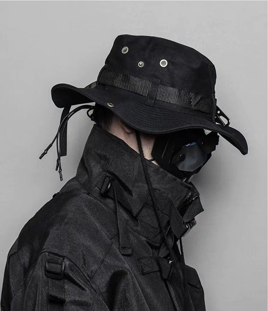 Black Techwear Boonie Hat - ATLAS 1