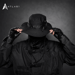 Black Techwear Boonie Hat - ATLAS 1