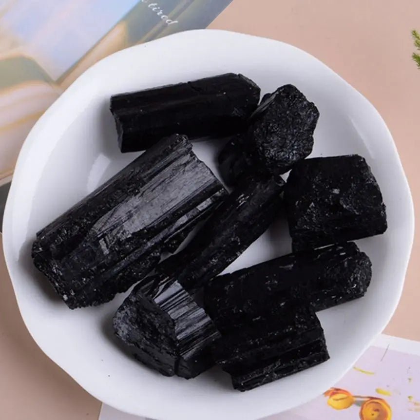 Black Tourmaline Energy Protection Healing Crystal - ATLAS 1 - Techwear Store