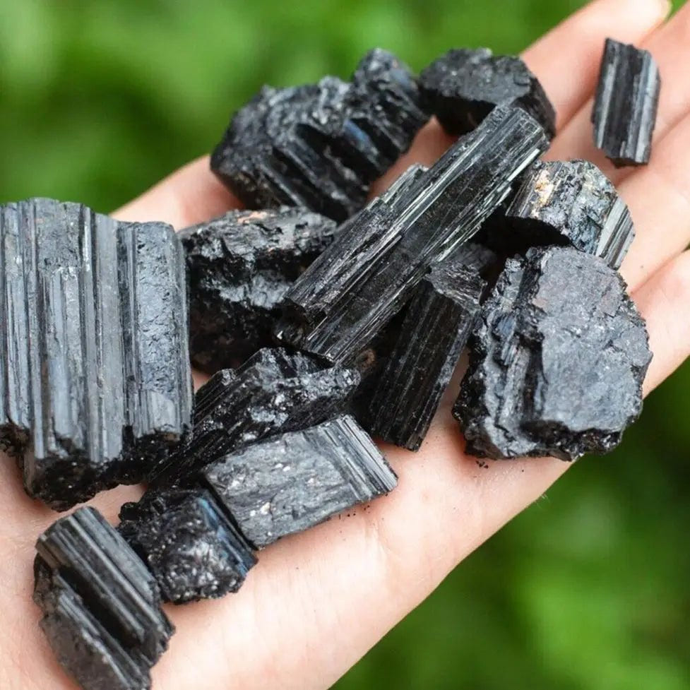 Black Tourmaline Energy Protection Healing Crystal - ATLAS 1 - Techwear Store