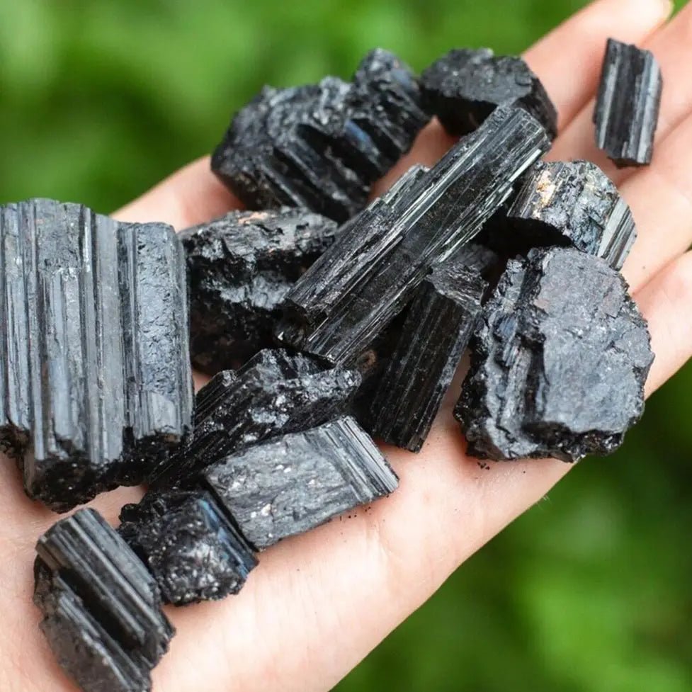 Black Tourmaline Energy Protection Healing Crystal - ATLAS 1 - Techwear Store