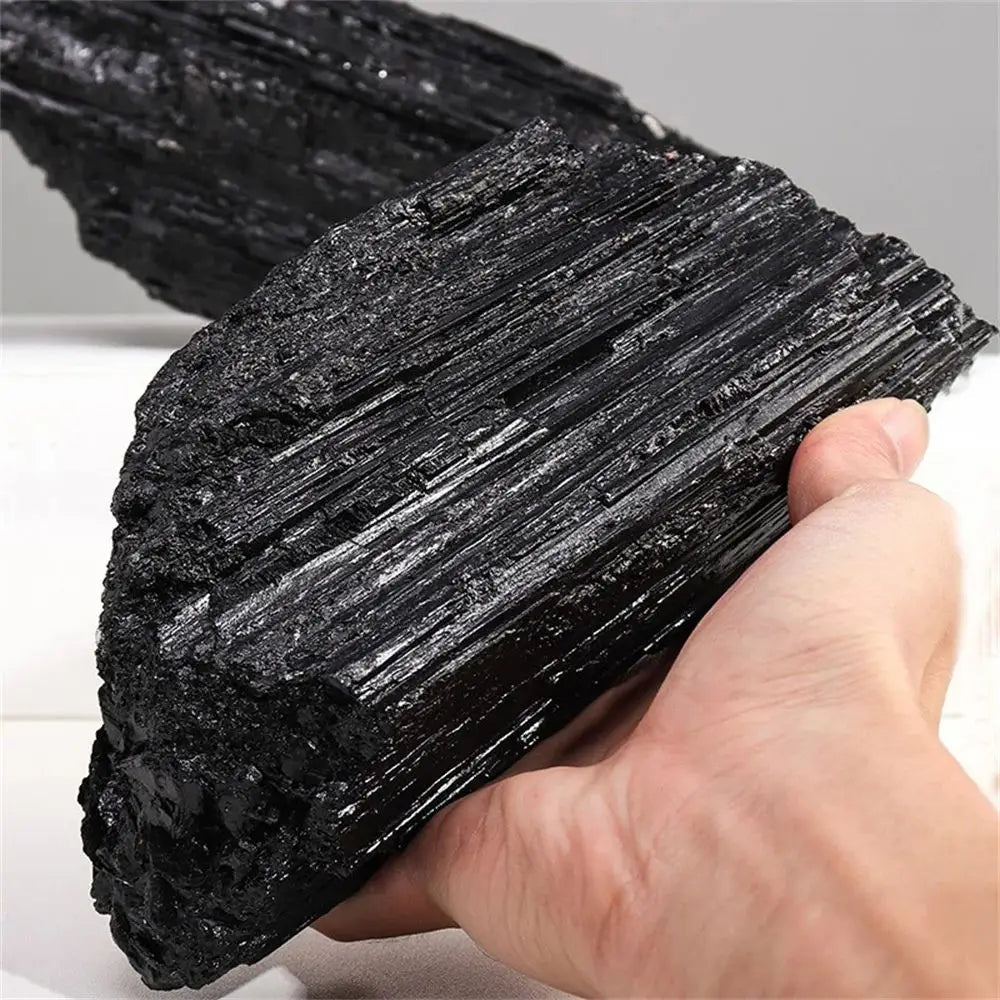 Black Tourmaline Energy Protection Healing Crystal - ATLAS 1 - Techwear Store
