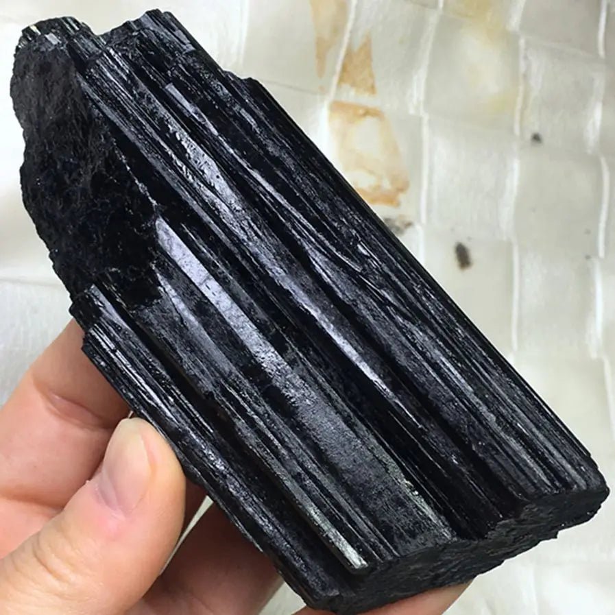 Black Tourmaline Energy Protection Healing Crystal - ATLAS 1 - Techwear Store