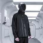 Black Waterproof Techwear Function Jacket - ATLAS 1