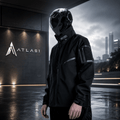 Black Waterproof Techwear Function Jacket - ATLAS 1