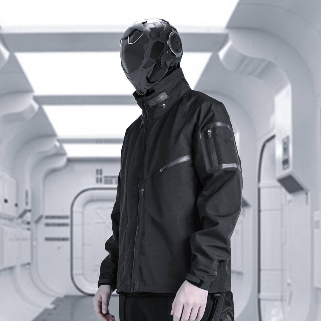 Black Waterproof Techwear Function Jacket - ATLAS 1