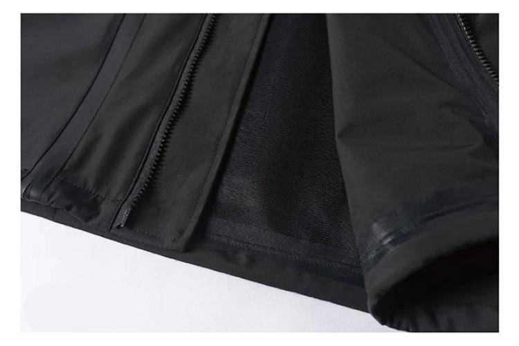 Black Waterproof Techwear Function Jacket - ATLAS 1