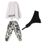 Boy's Manga Print Techwear Shirt and Jogger Pants Set - ATLAS 1