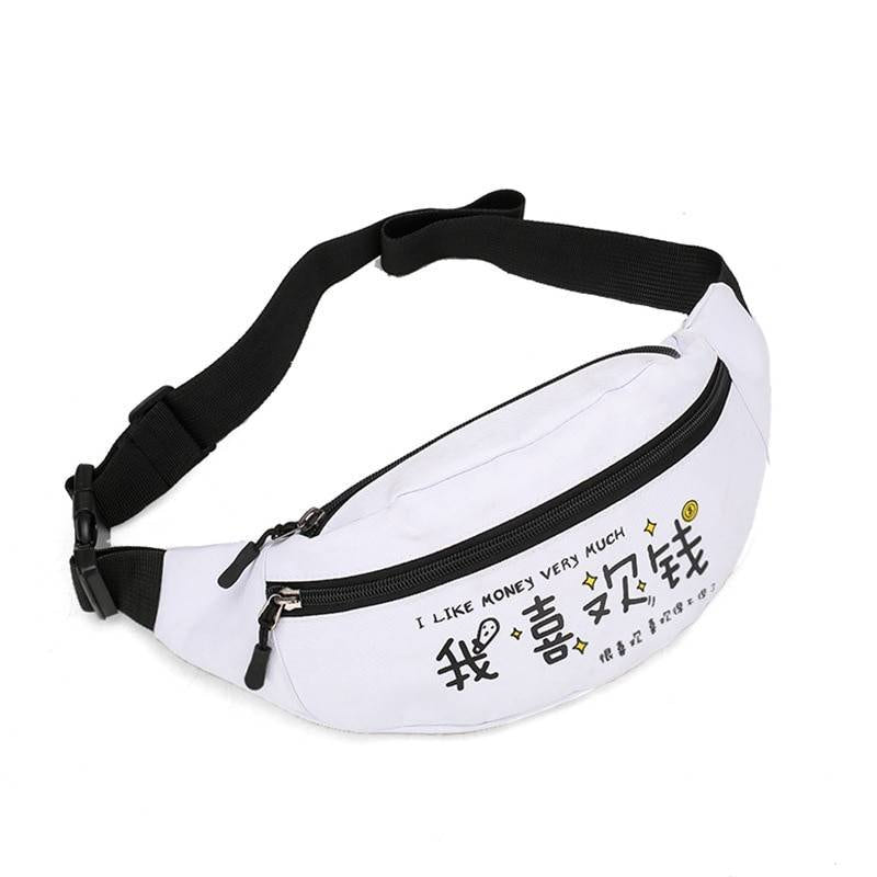 Canvas Large Capacity Harajuku Style Waist Bag - ATLAS 1