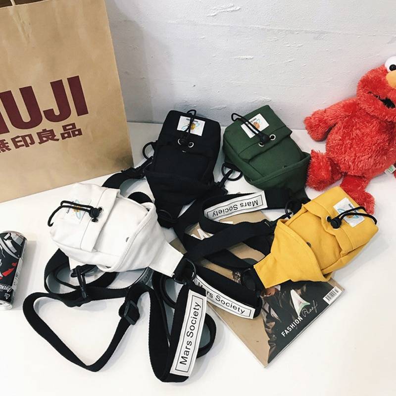 Canvas Portable Adjustable Techwear Sling Bag - ATLAS 1