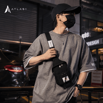 Canvas Portable Adjustable Techwear Sling Bag
