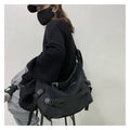 Canvas Tactical Straps Techwear Crossbody Bag with Chain - ATLAS 1