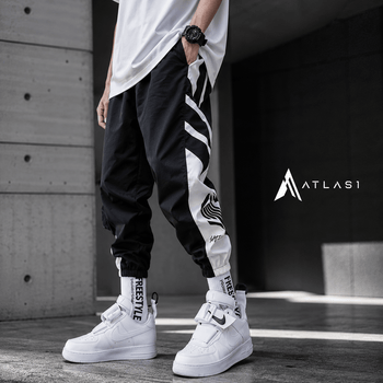Sweatpants Olahraga Techwear Streetwear Kasual Longgar