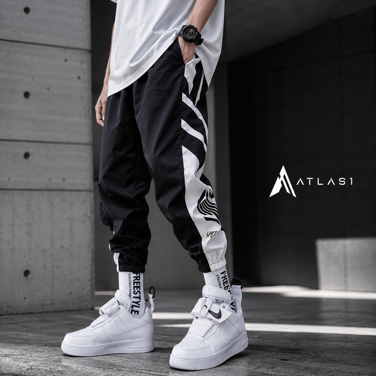 Casual Loose Streetwear Techwear Sport Sweatpants - ATLAS 1