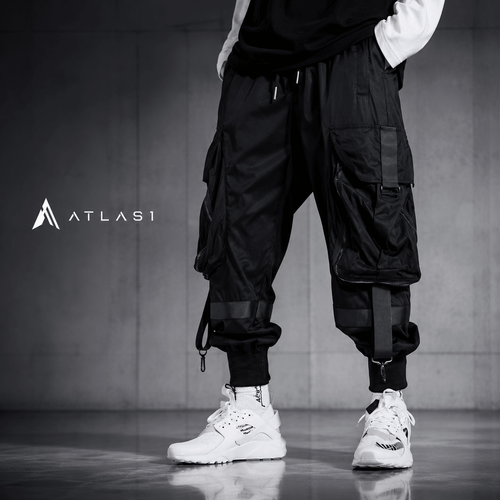 Casual minimalistické techwear joggers