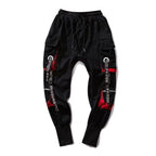 Casual Techwear Letter Ribbons Cargo Pants - ATLAS 1