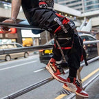 Casual Techwear Letter Ribbons Cargo Pants - ATLAS 1