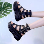 Chiq© Women's High Techwear Gladiator Sandals - ATLAS 1