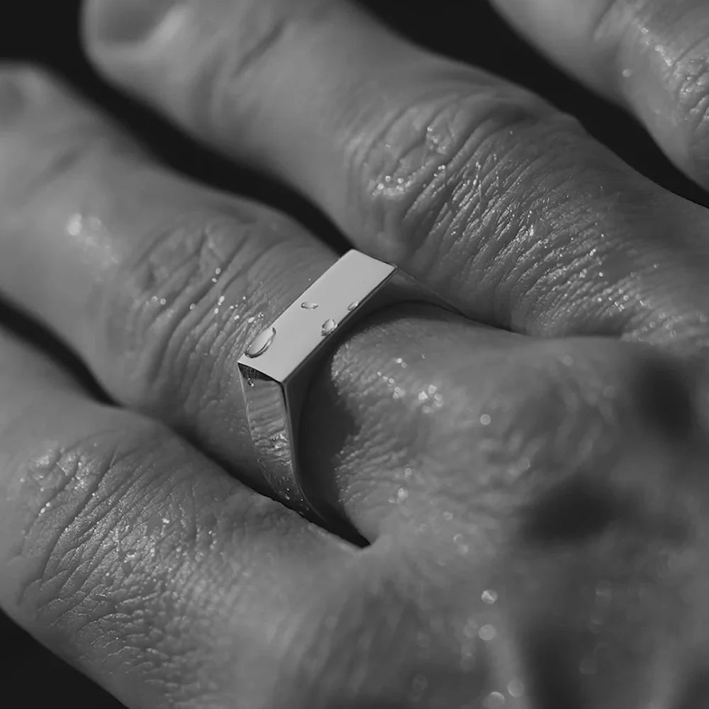 Classic Gold Plated Stainless Steel Ring - ATLAS 1