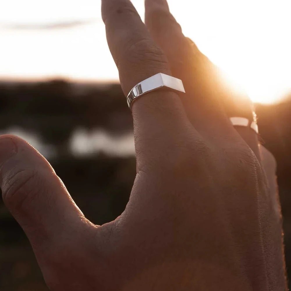 Classic Gold Plated Stainless Steel Ring - ATLAS 1