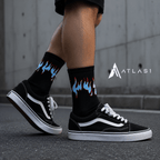 Cotton Flame Print Harajuku Style Socks - ATLAS 1