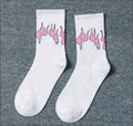 Cotton Flame Print Harajuku Style Socks - ATLAS 1