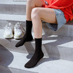 Cotton XX Print Black and White Techwear Sports Socks - ATLAS 1