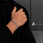 Cuban Link Stainless Steel Bracelets Set - ATLAS 1