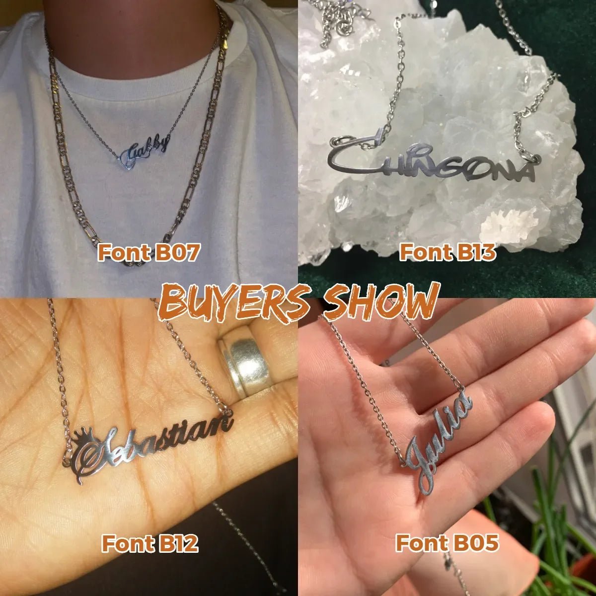 Custom Name Personalized Stainless Steel Necklace - ATLAS 1