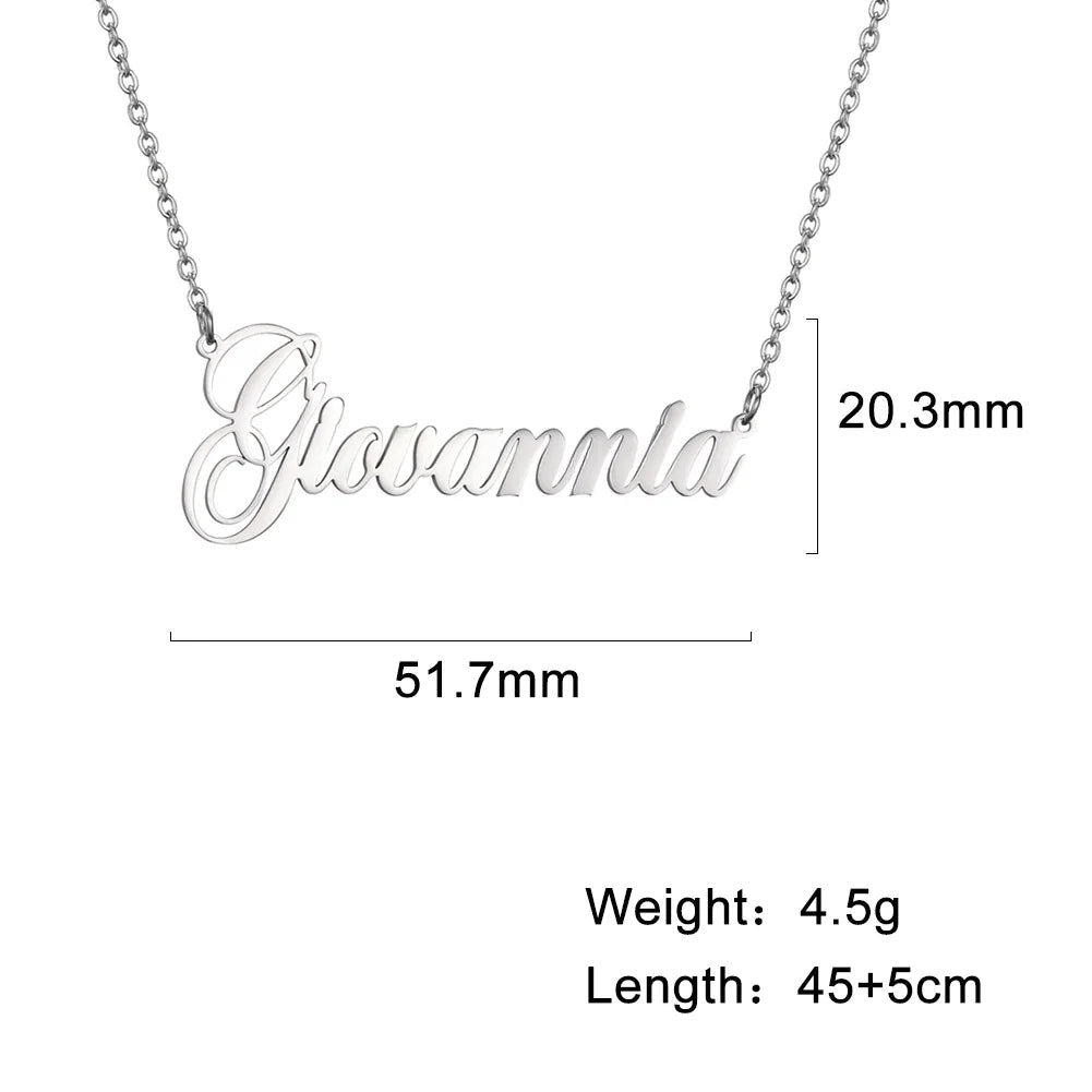 Custom Name Personalized Stainless Steel Necklace - ATLAS 1