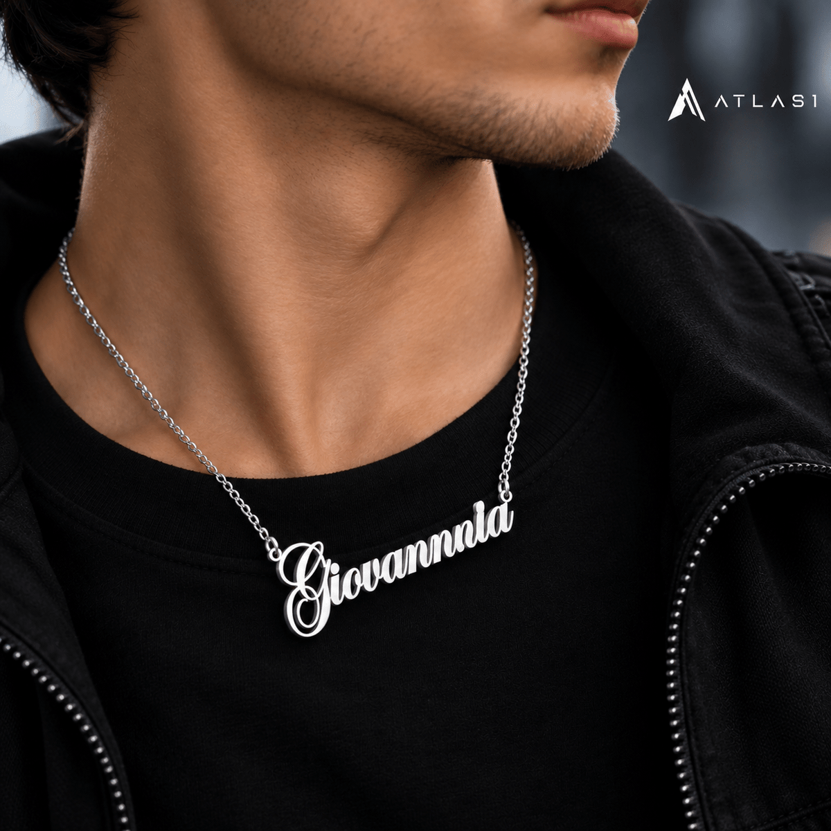 Custom Name Personalized Stainless Steel Necklace - ATLAS 1