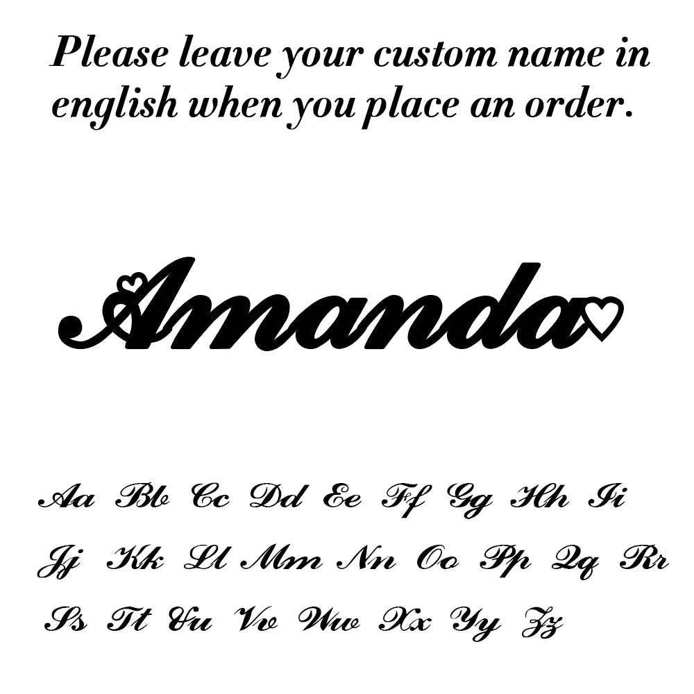 Custom Name Personalized Stainless Steel Necklace - ATLAS 1