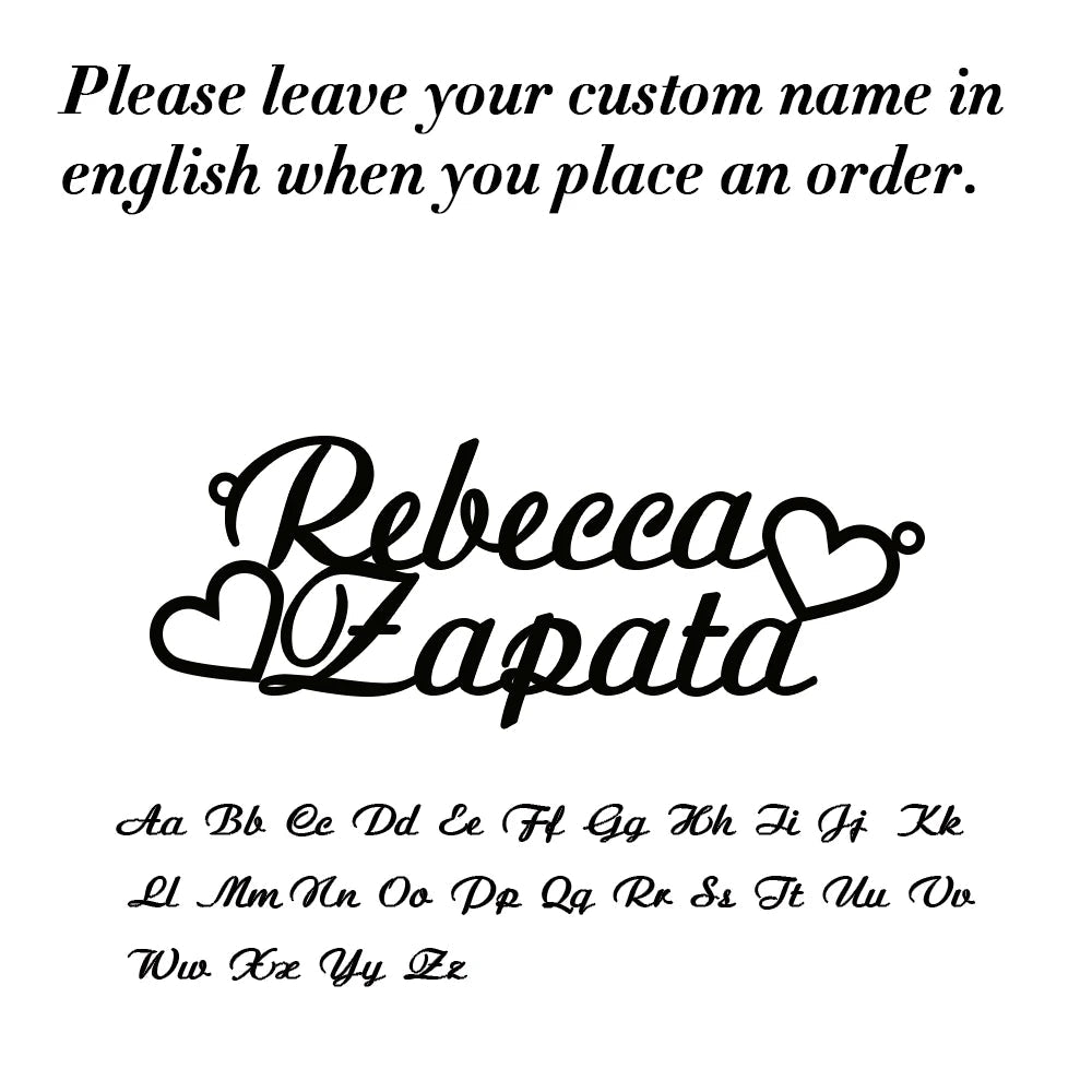 Custom Name Personalized Stainless Steel Necklace - ATLAS 1