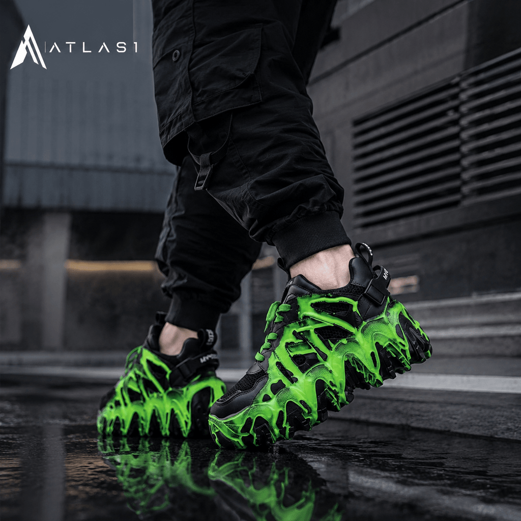 Cyber Punk Techwear Platform Sneakers - ATLAS 1