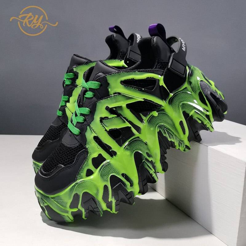 Cyber Punk Techwear Platform Sneakers - ATLAS 1