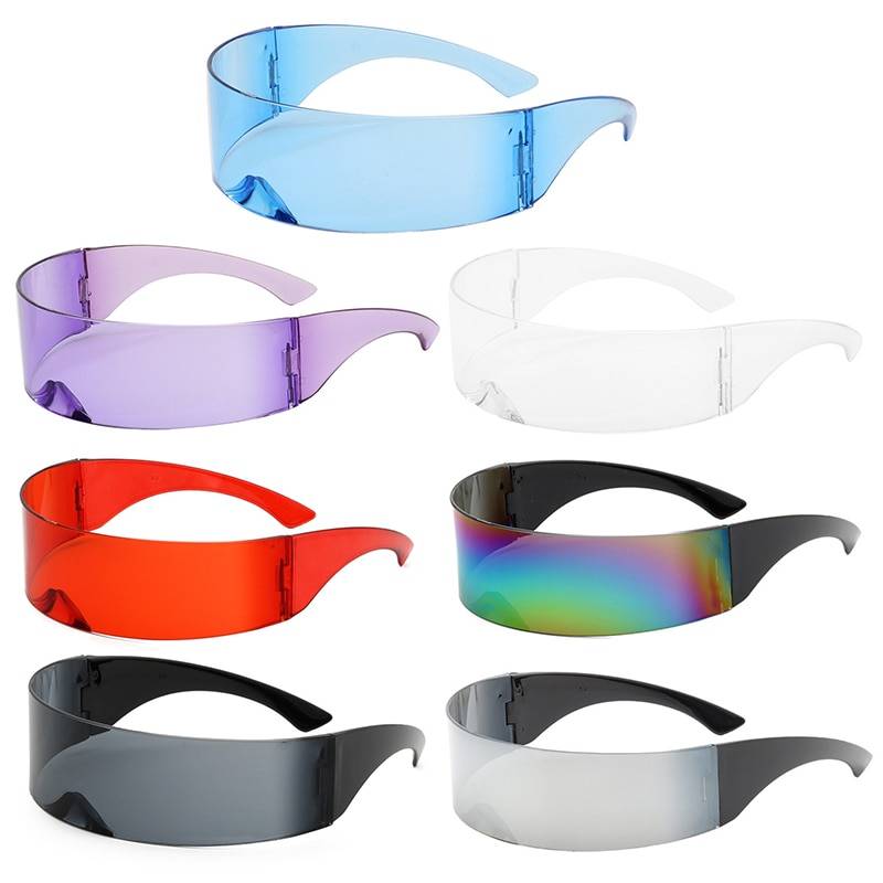 Nova™ — Cyberpunk Party-Brille — Unterschiedliche Tönungen im gleichen Design